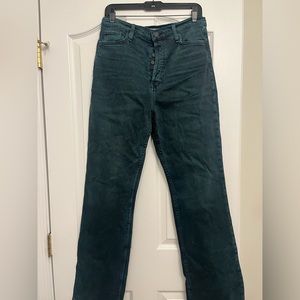 **Hudson** NWT Green High-Rise Flare Jeans